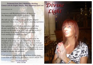 Divine Light's Knights Templar Workshop Testimonial